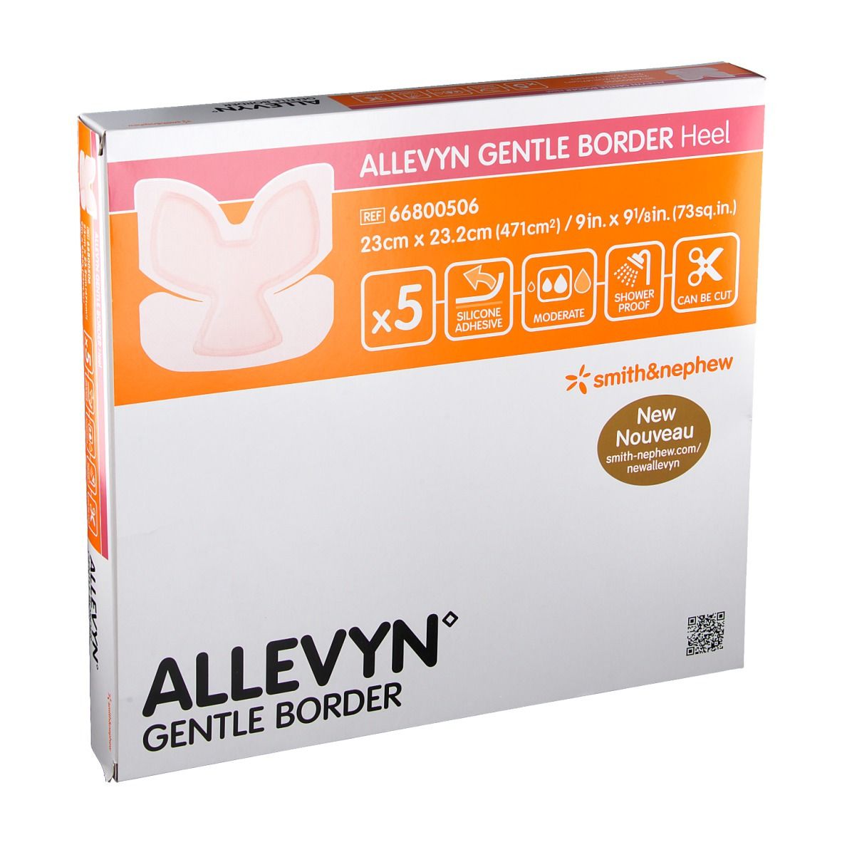 ALLEVYN GENTLE BORDER HEEL 23cm x 23,2cm