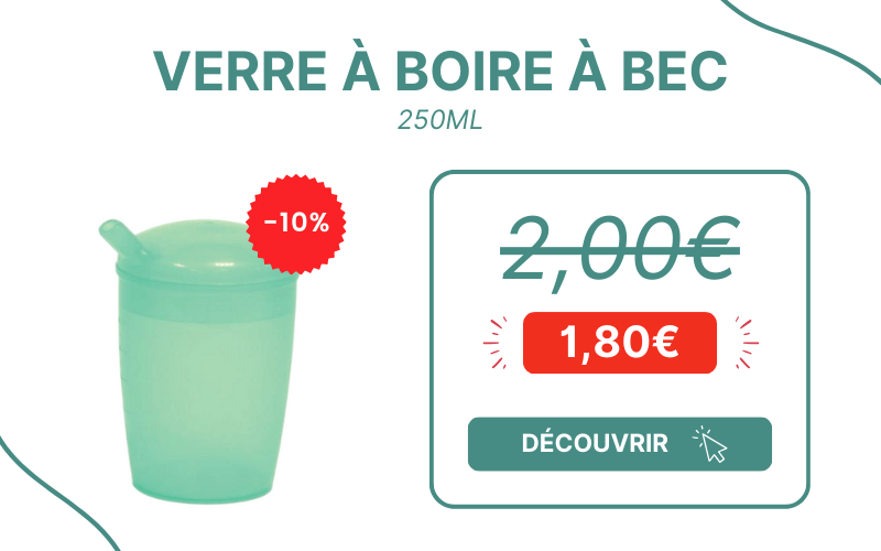 Pop up verre à bec 250ml