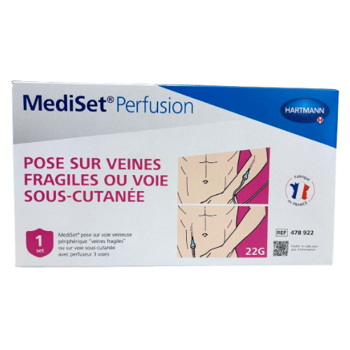 Mediset pose veines fragiles ou voie sous-cutanée