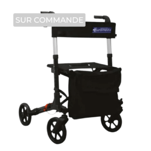 Déambulateur rollator 4 roues pliant - EUROMEDIS