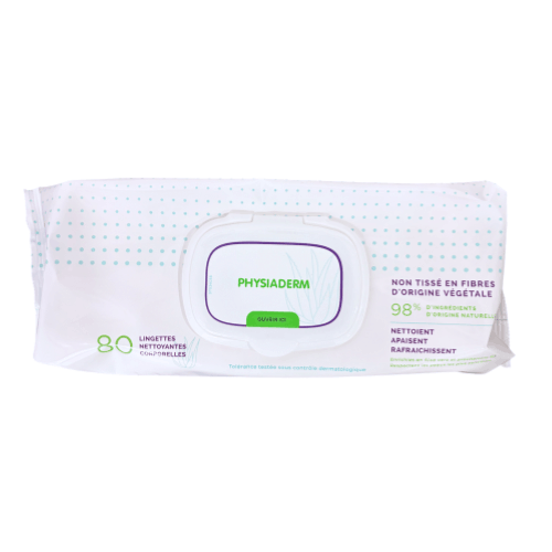 Lingettes nettoyantes corporelles x80 - PHYSIADERM